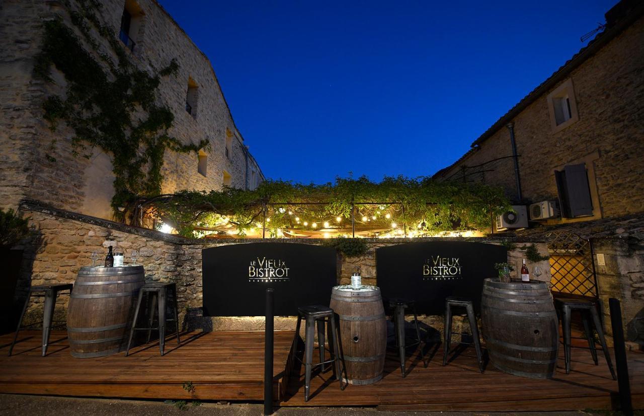 Les Chambres Du Vieux Bistrot Cabrières-dʼAvignon エクステリア 写真